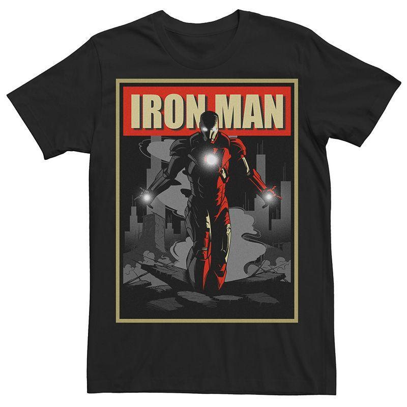 Mens Iron Man Poster Tee Product Image