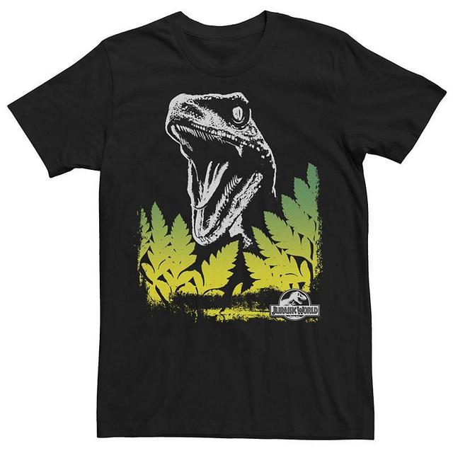 Mens Jurassic World Raptor Roaring Tee Black Product Image