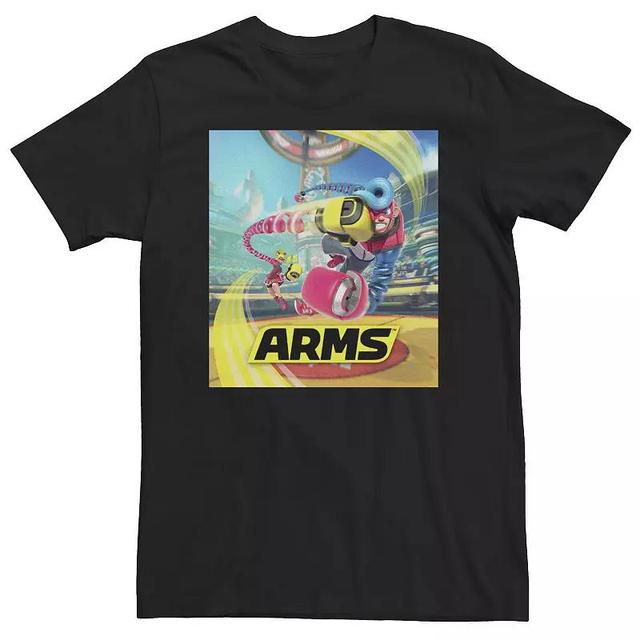 Big & Tall Arms Ribbon Girl Spring Man Battle Poster Tee, Mens Product Image