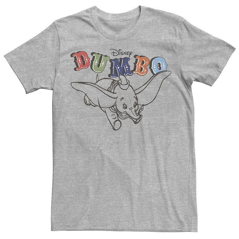 Disneys Dumbo Mens Retro Flying Circus Title Tee Product Image