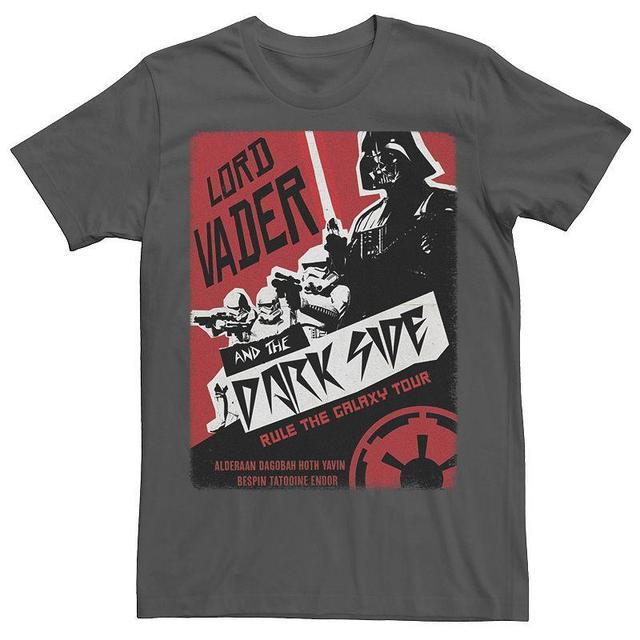 Mens Star Wars Lord Vader Band Poster Graphic Tee Grey Product Image