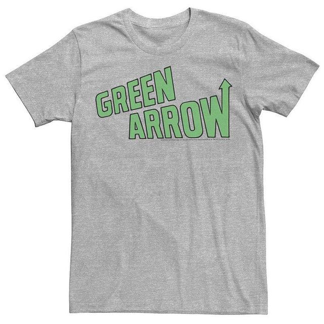 Mens DC Comics The Green Arrow Text Poster Tee Product Image