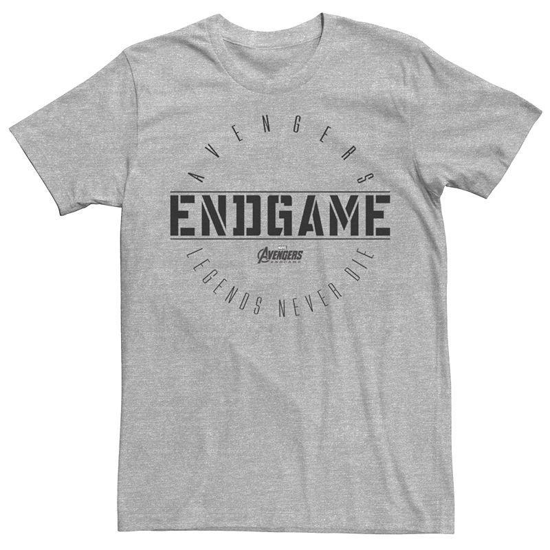 Mens Marvel Avengers Endgame Legends Tee Athletic Grey Product Image