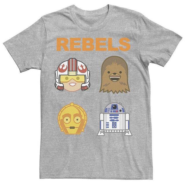 Mens Star Wars Kawaii Rebel Head Shots Tee Product Image