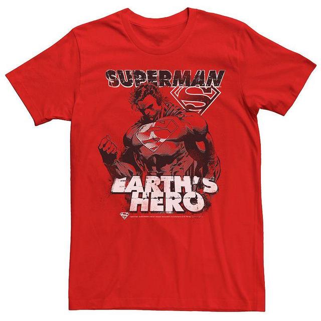 Fifth Sun Dc Mens Superman Earths Hero Short Sleeve T-Shirt Product Image