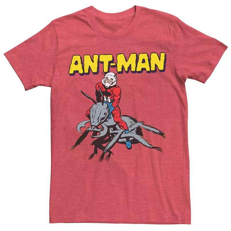 Mens Marvel Comics Ant-Man Riding Ants Tee Red Grey Product Image