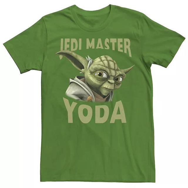 Mens Star Wars: Clone Wars Jedi Master Yoda Big Face Tee Product Image