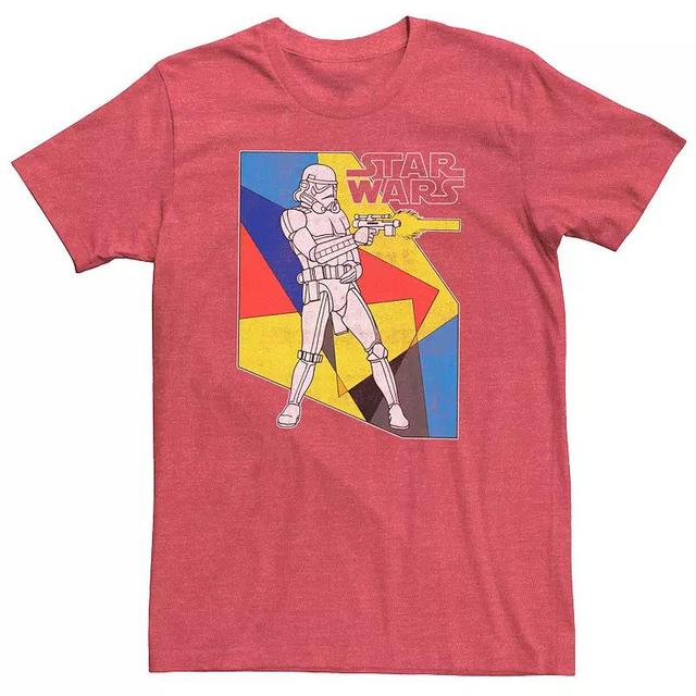 Mens Star Wars Stormtrooper Graphic Tee Red Grey Product Image