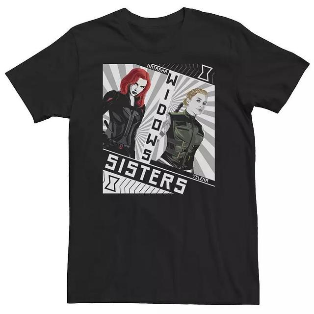 Big & Tall Marvel Widow Natasha Yelena Widows Sisters Tee, Mens Product Image