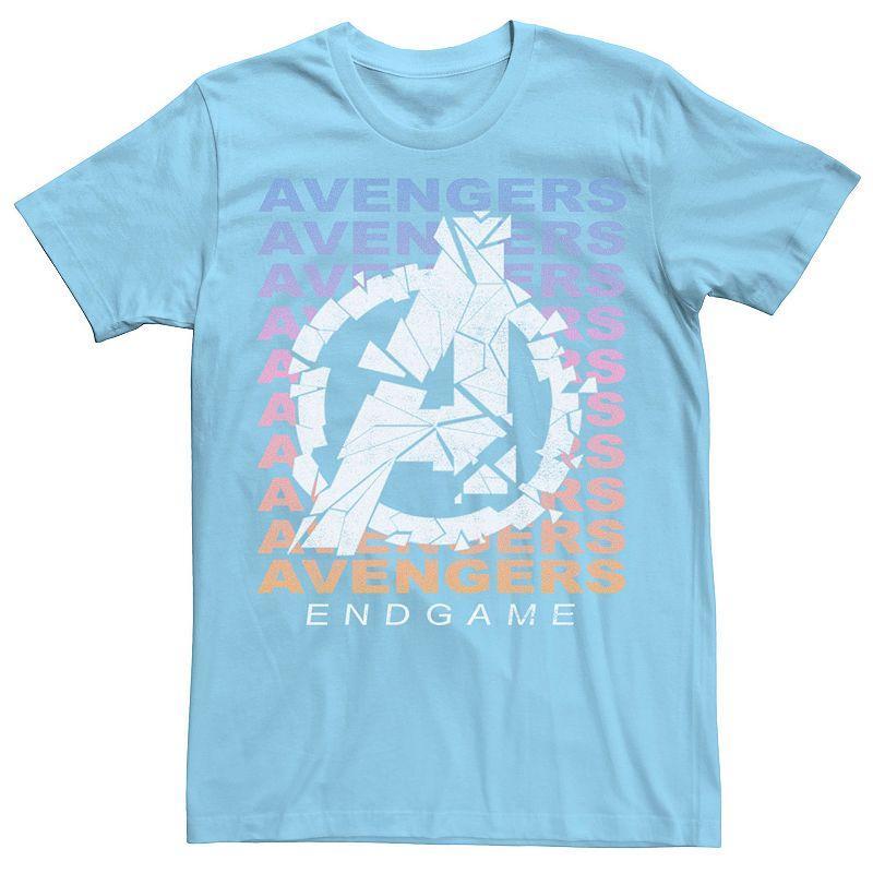 Mens Marvel Avengers: Endgame Gradient Logo Shatter Tee Product Image