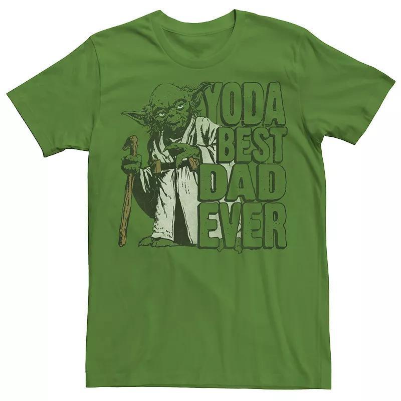 Mens Star Wars Yoda Best Dad Ever Awesome Father Tee Product Image