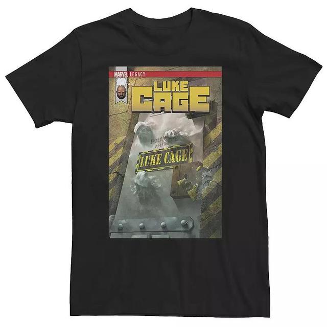 Big & Tall Marvel Luke Cage Breakout Legacy Comic Cover Tee, Mens Product Image