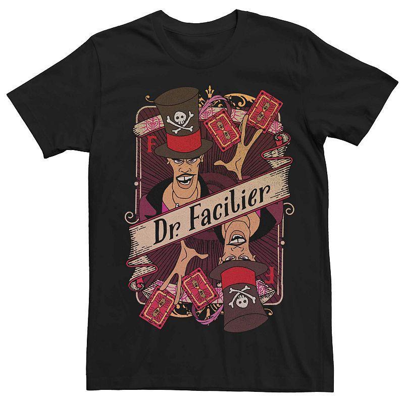 Mens Disney Princess And The Frog Facilier Card Graphic Tee Product Image