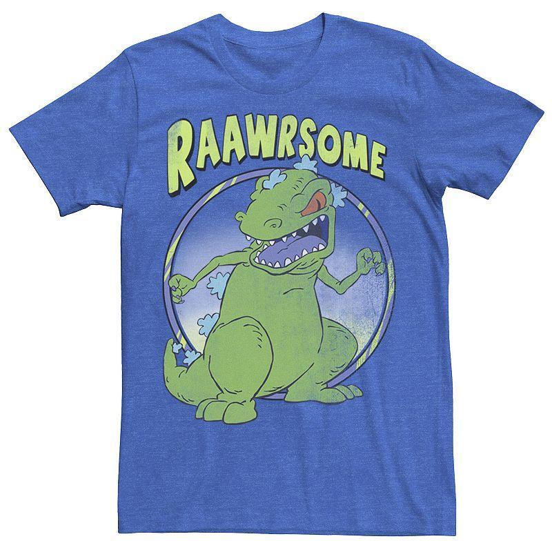 Mens RugRats Reptar Raawrsome Tee, Boys Grey Product Image