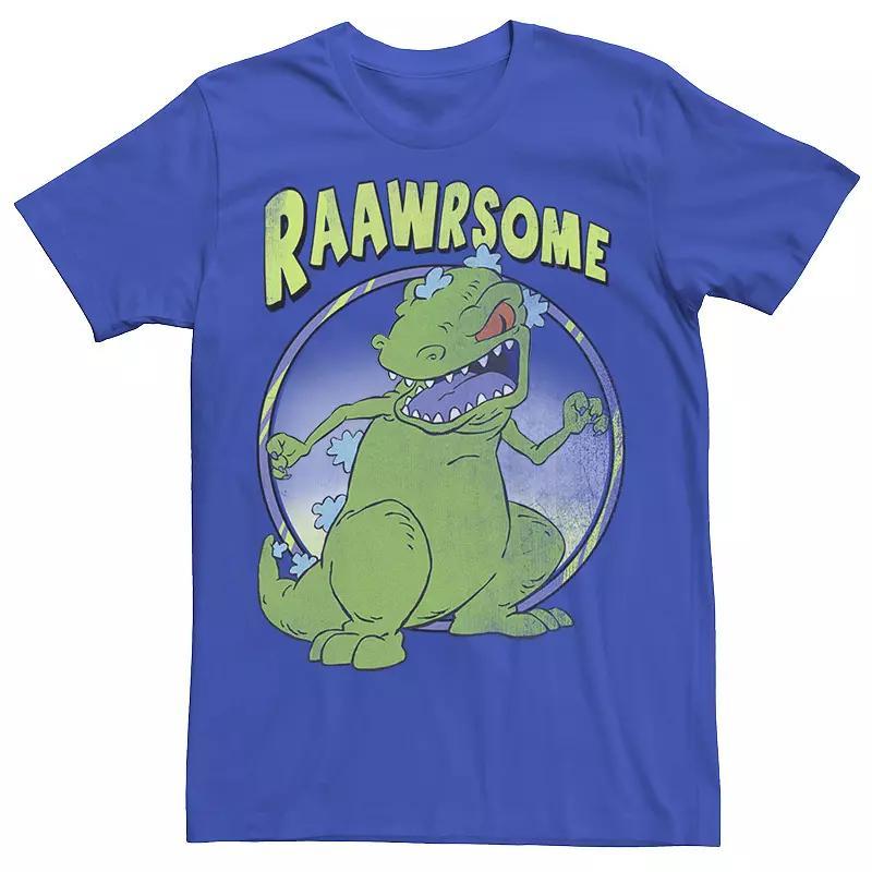 Mens RugRats Reptar Raawrsome Tee, Boys Grey Product Image