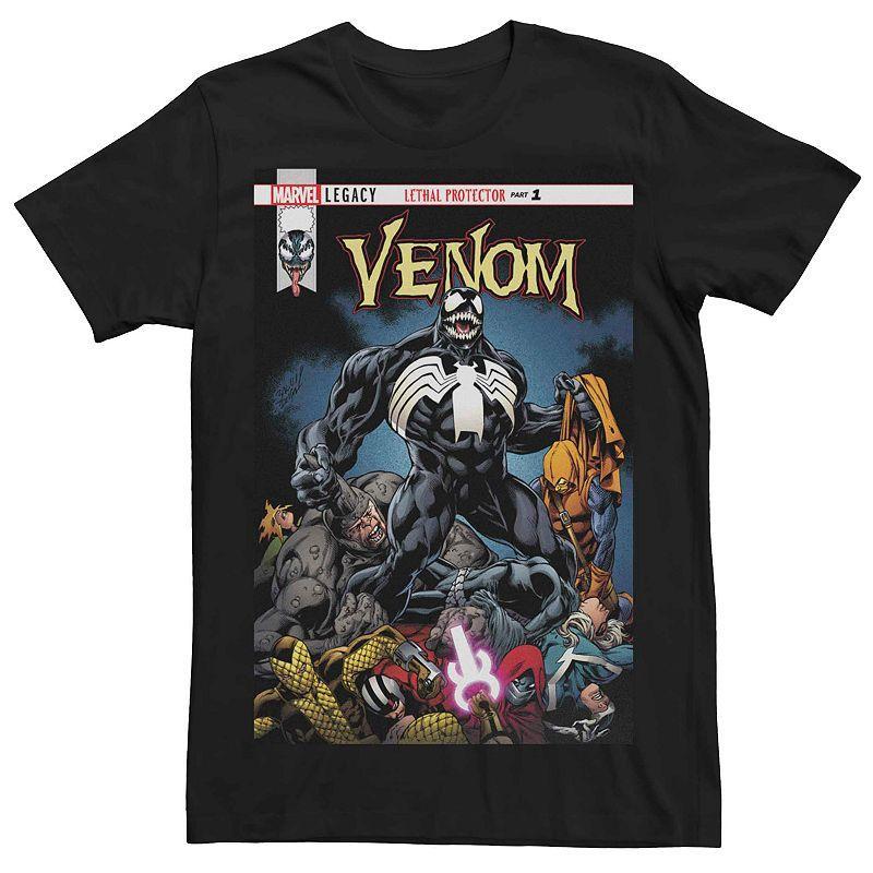 Mens Marvel Venom Lethal Protector Comic Cover Tee Product Image