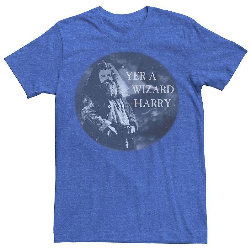 Mens Harry Potter Hagrid Yer A Wizard Harry Portrait Graphic Tee Product Image