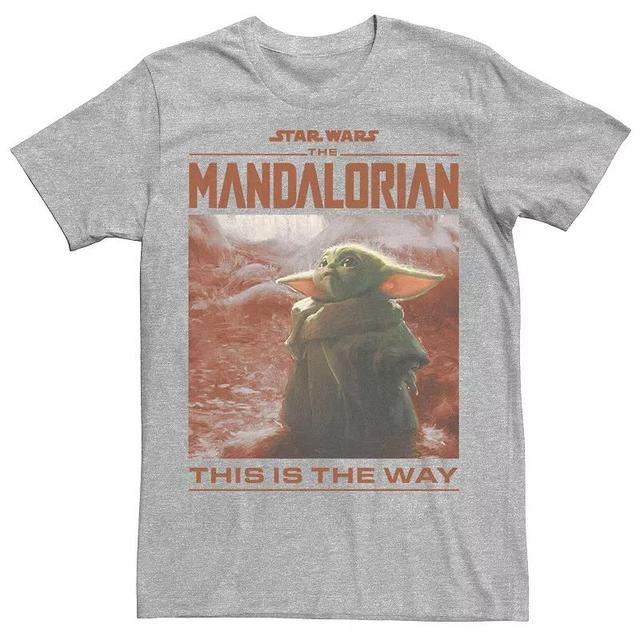 Big & Tall Star Wars: The Mandalorian The Child This Is The Way Poster Tee, Mens Product Image