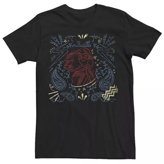 Mens Marvel Ms. Marve Line Drawing Tee Product Image