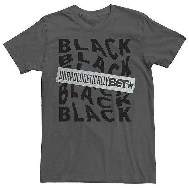 Mens BET Unapologetically BET Banner Tee Grey Product Image