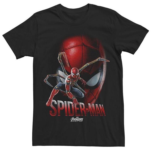 Mens Marvel Avengers Spider-Man Face Tee Product Image