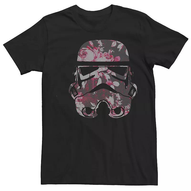 Mens Star Wars Stormtrooper Floral Helmet Tee Product Image