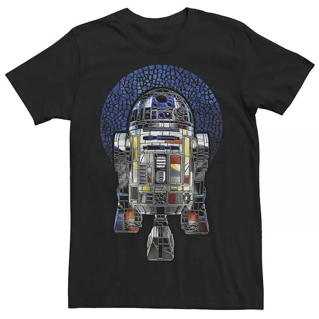 Mens Star Wars Mosaic R2-D2 Graphic Tee Black Product Image