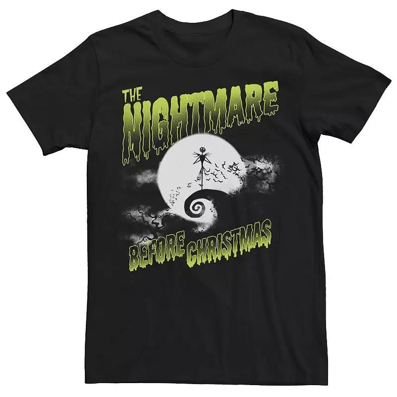 Mens Disney The Nightmare Before Christmas Jack Moon Silhouette Tee Product Image