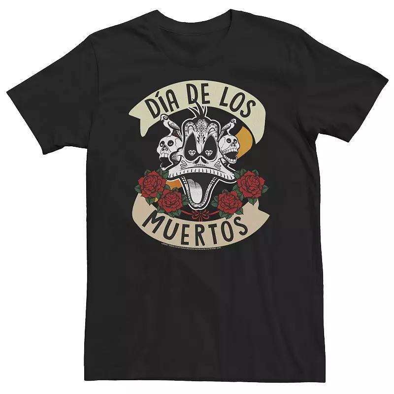 Big & Tall Looney Tunes Dia De Los Muertos Daffy Duck Tee, Mens Product Image