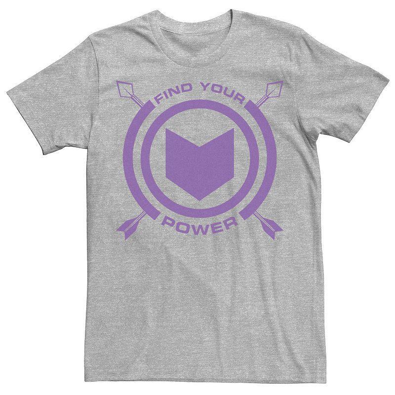 Mens Marvel Hawkeye Find Your Power Simple Logo Tee Product Image