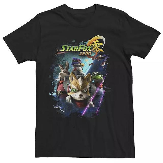 Mens Nintendo Star Fox Space Group Shot Tee Product Image