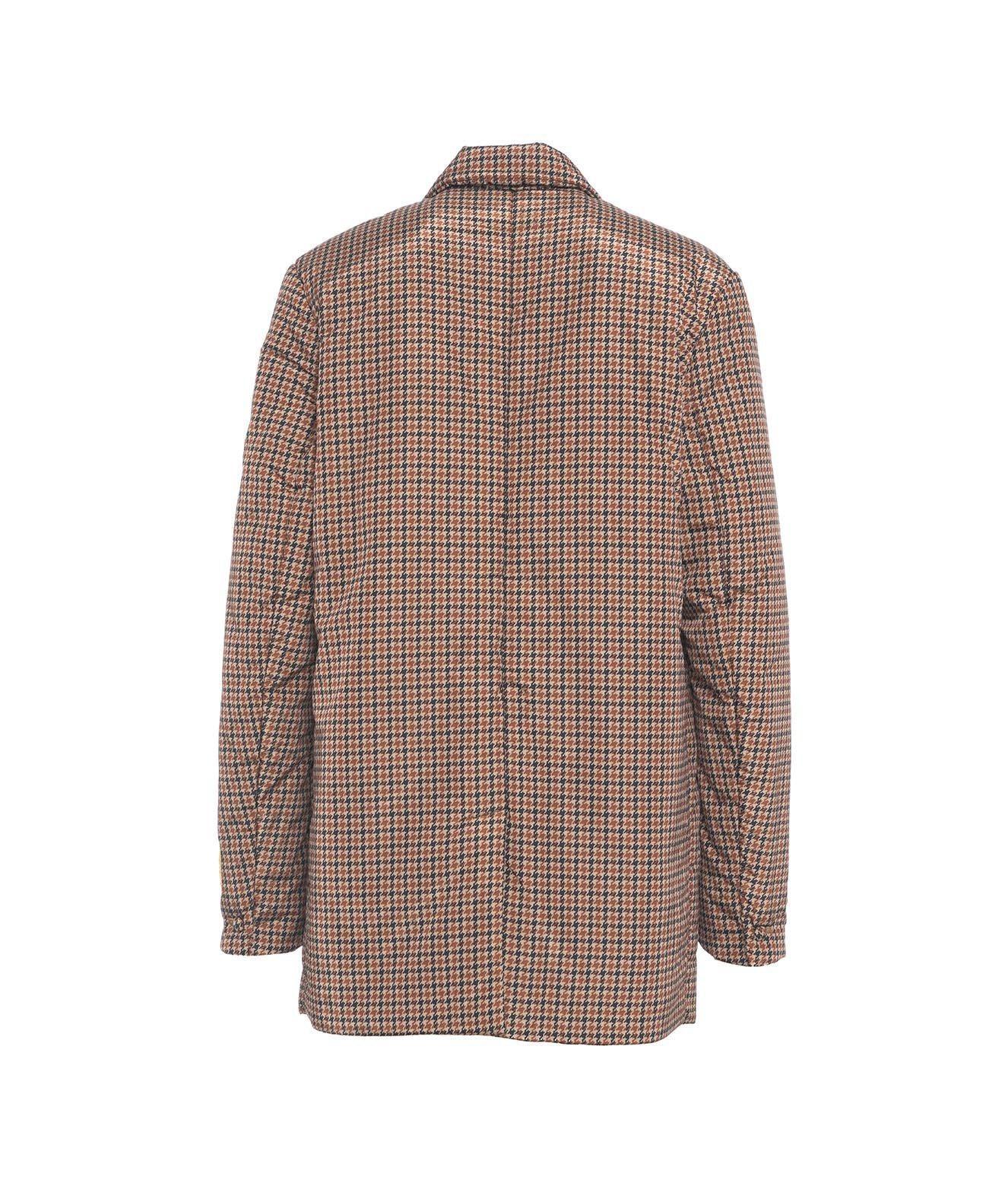 Padded houndstooth blazer Product Image