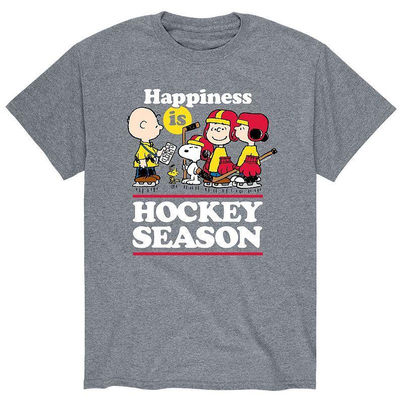 Mens Peanuts Hockey Season Tee Product Image