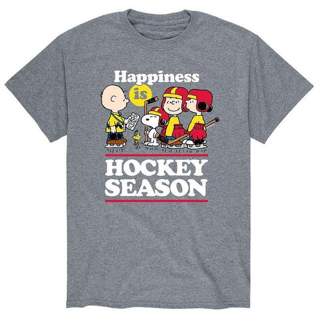 Mens Peanuts Hockey Season Tee Product Image