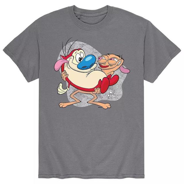 Mens Ren & Stimpy Best Buds Holding Ren Tee Product Image