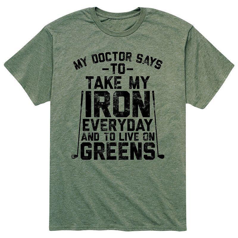 Mens Take My Iron And Live On Greens Tee Product Image