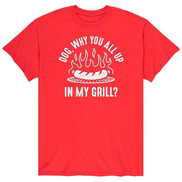 Mens All Up In Grill Tee Product Image