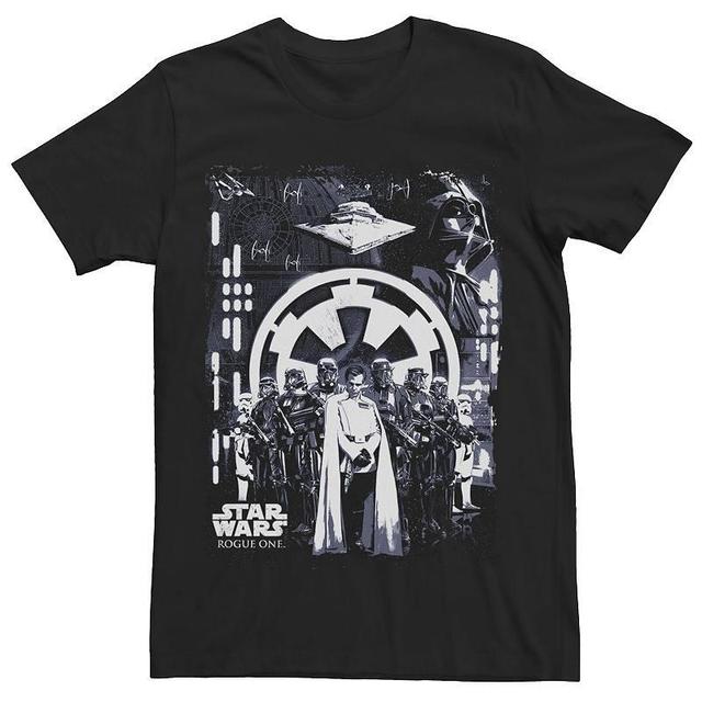 Mens Star Wars Rogue One Imperial Collage Poster Tee Product Image