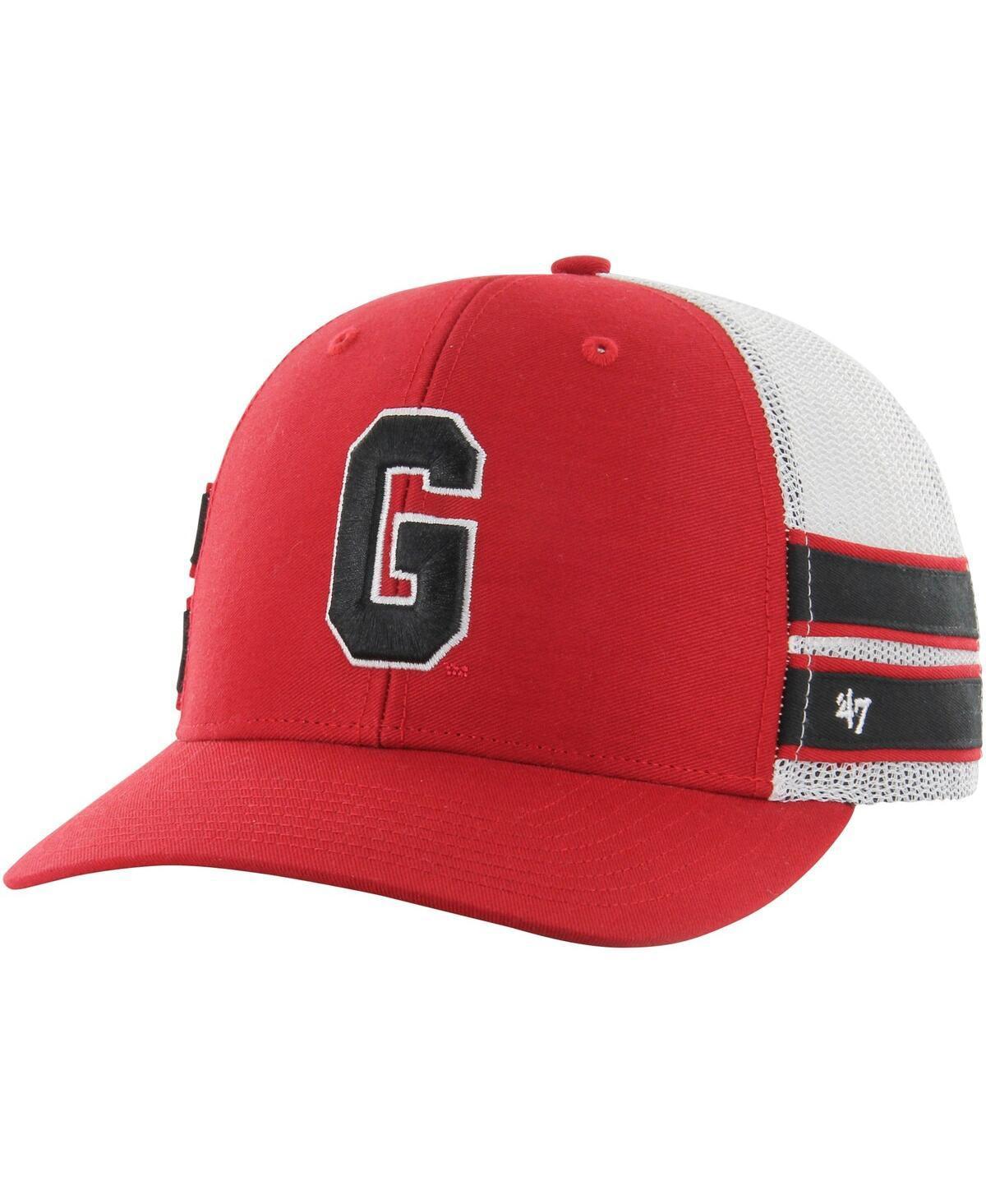 Mens 47 Georgia Bulldogs Straight Eight Adjustable Trucker Hat Product Image