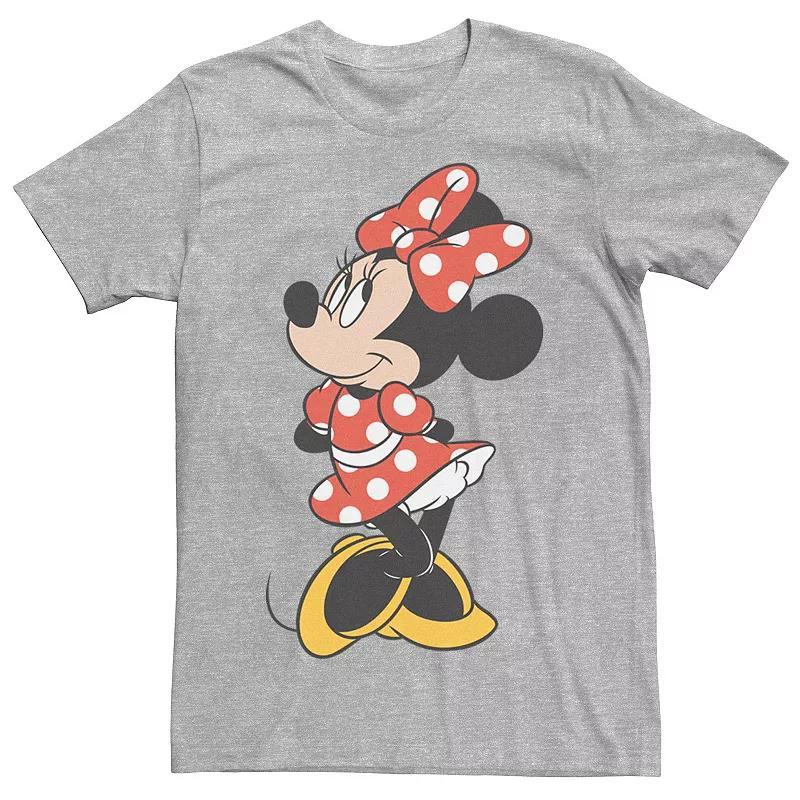 Mens Disney Minnie Mouse Vintage Minnie Pose Tee Athletic Grey Product Image