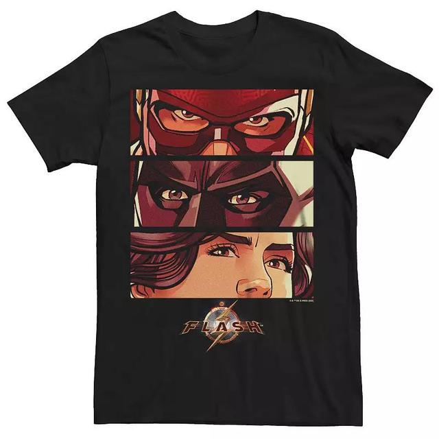 Big & Tall The Flash Future Faces Graphic Tee, Mens Product Image