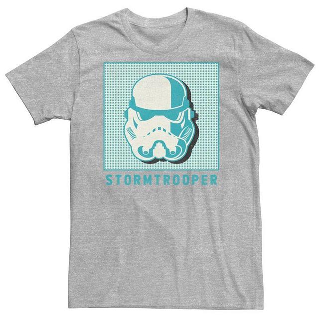 Mens Star Wars Stormtrooper Pop Art Tee Athletic Grey Product Image