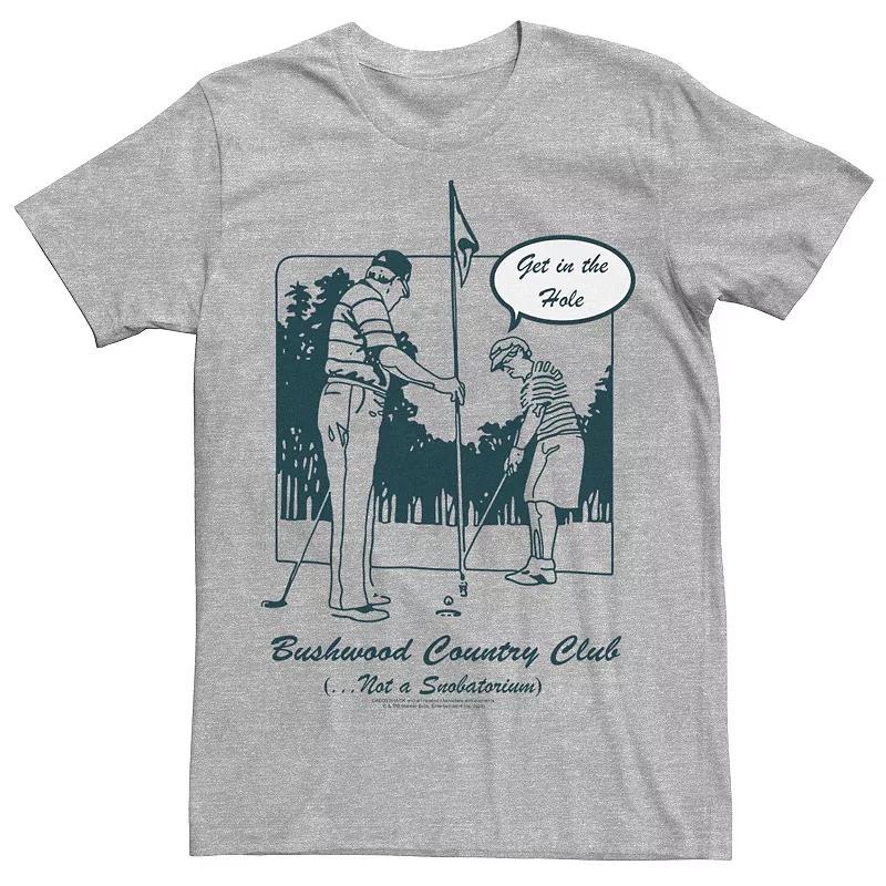 Mens Caddyshack Bushwood Comic Humor Tee Athletic Grey Product Image