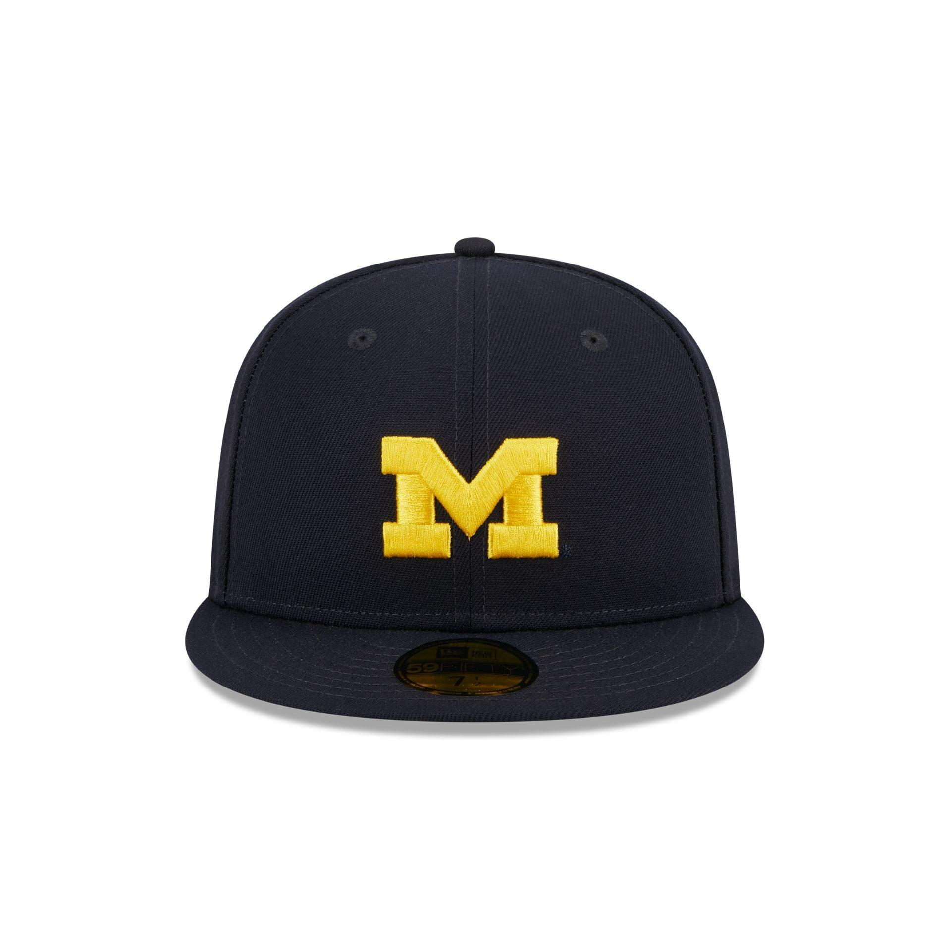 Michigan Wolverines Blue 59FIFTY Fitted Hat Male Product Image