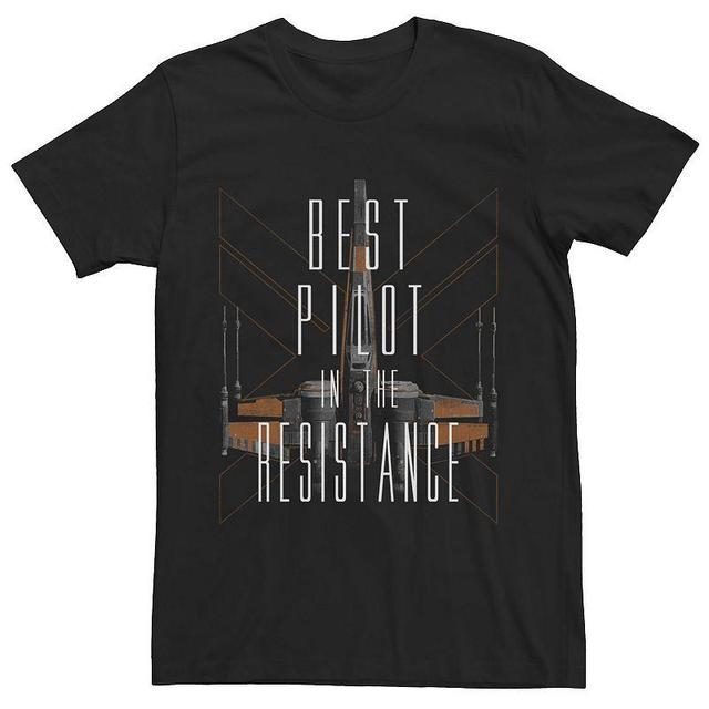 Mens Star Wars Best Pilot in the Resistance Episode 7 Tee Product Image