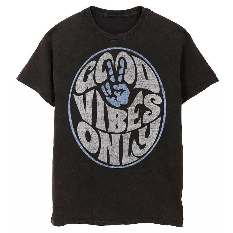 Mens Fifth Sun Good Vibes Only Text Tee Product Image