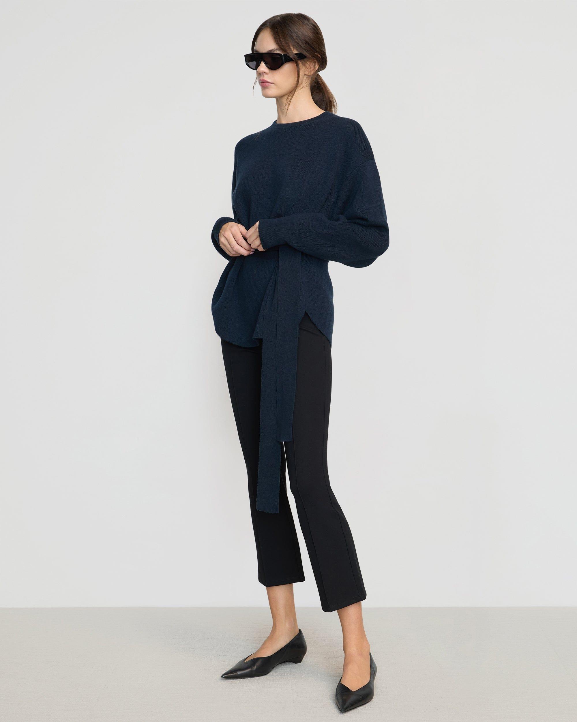 Tez Kick-Flare Ponte Stretch Pant Product Image