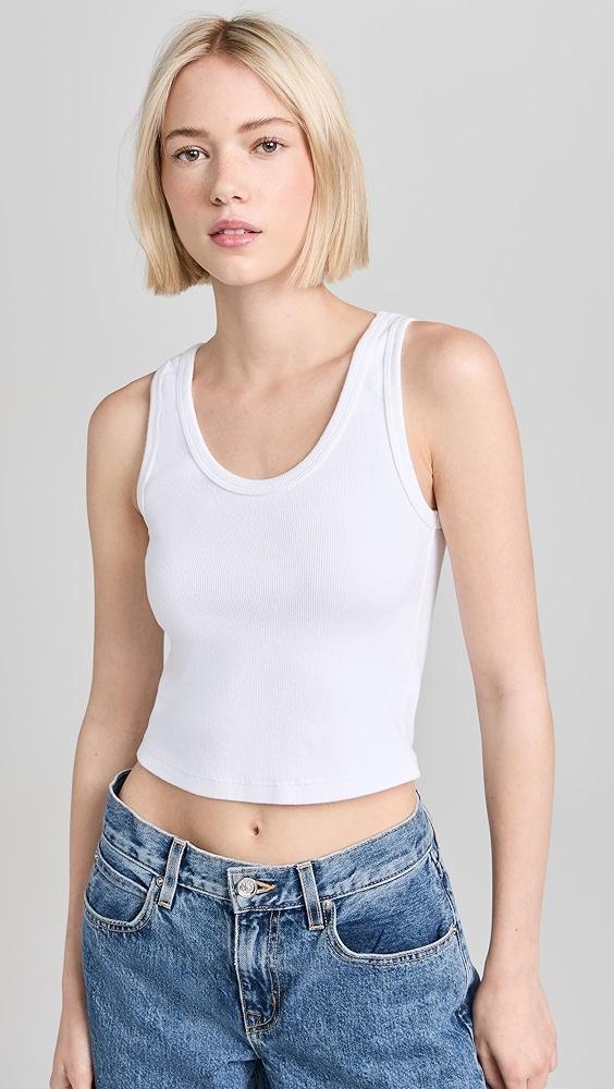 perfectwhitetee Blondie Structured Rib Bra Friendly Tank | Shopbop Product Image