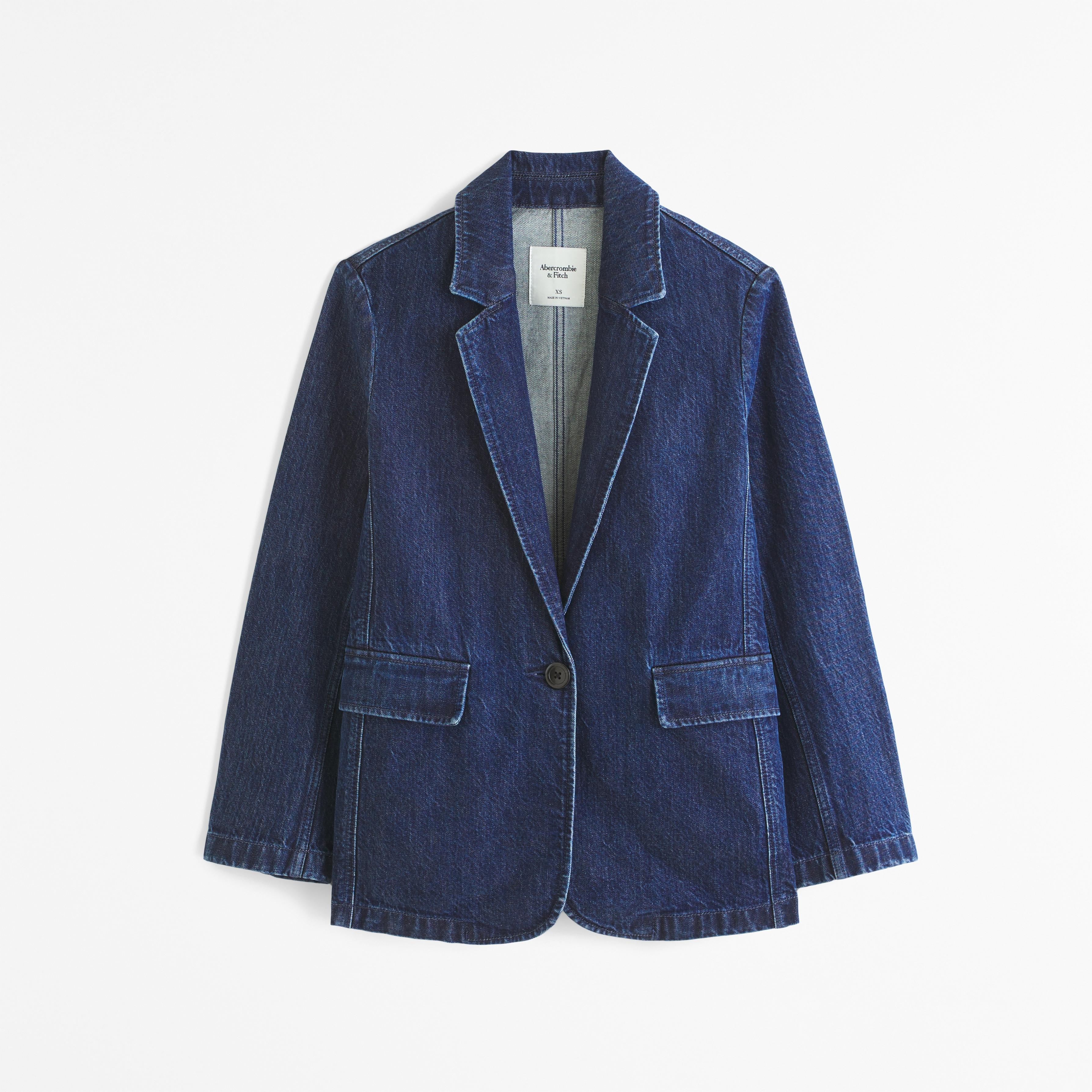 Classic Denim Blazer Product Image