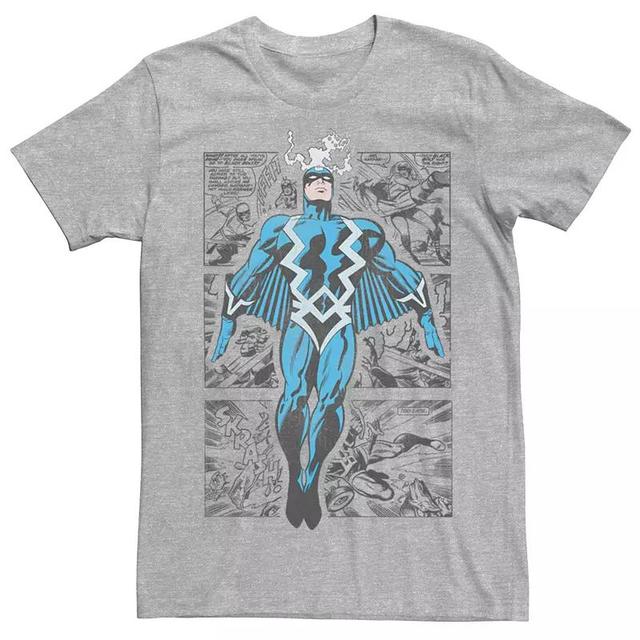 Mens Marvel Retro Black Bolt Graphic Tee Athletic Grey Product Image